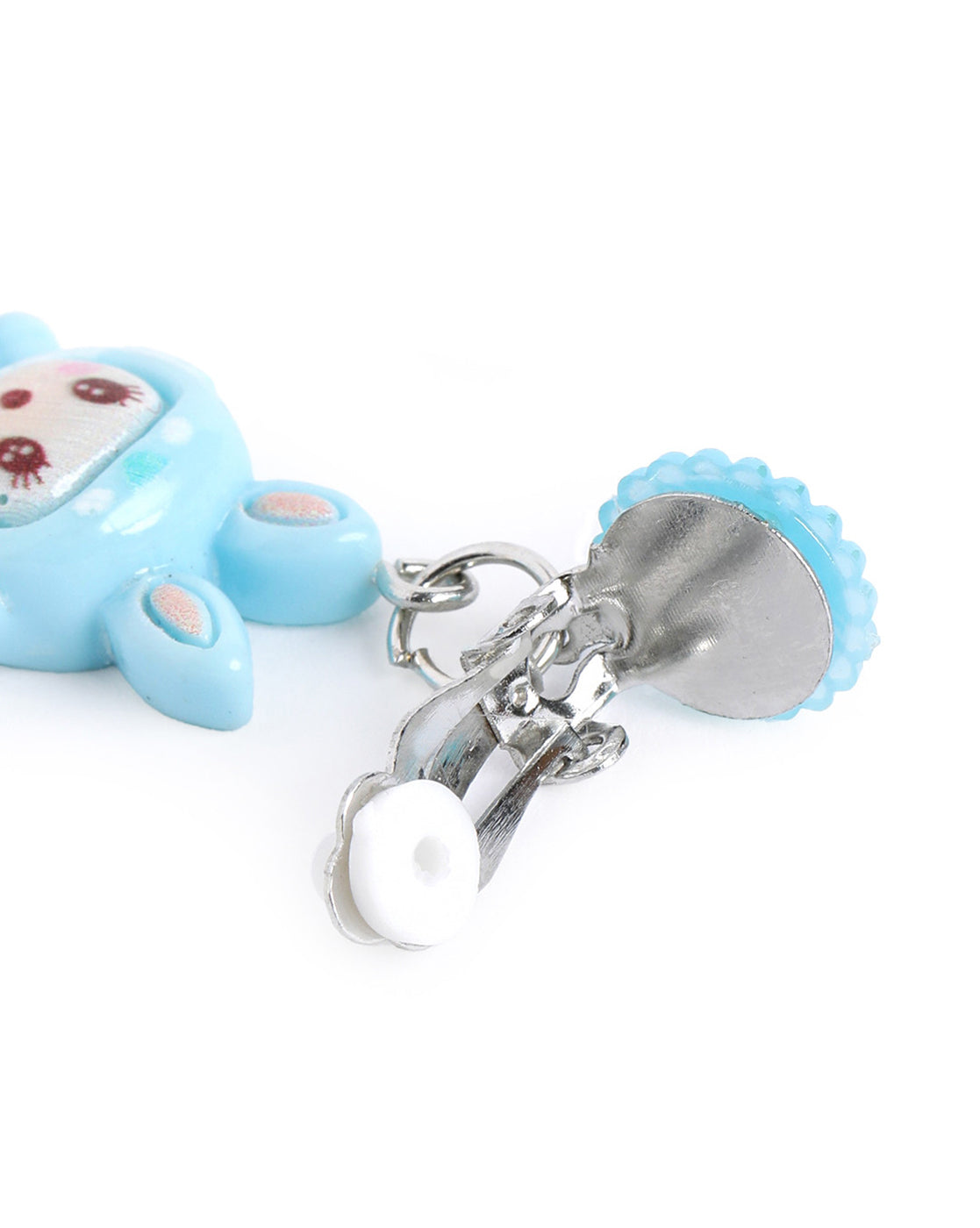 Multicolour Silver Plated Jewellery Set for Girl