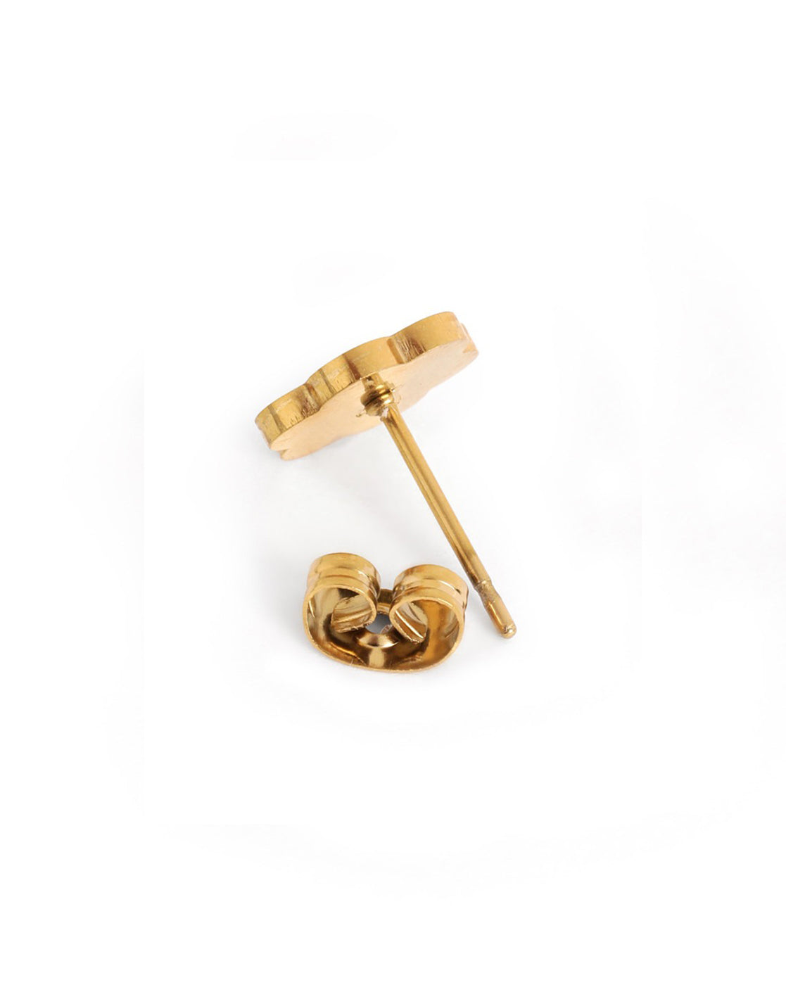 Girls 18kt Gold Plated Enamel CZ Floral Necklace and Earring Set