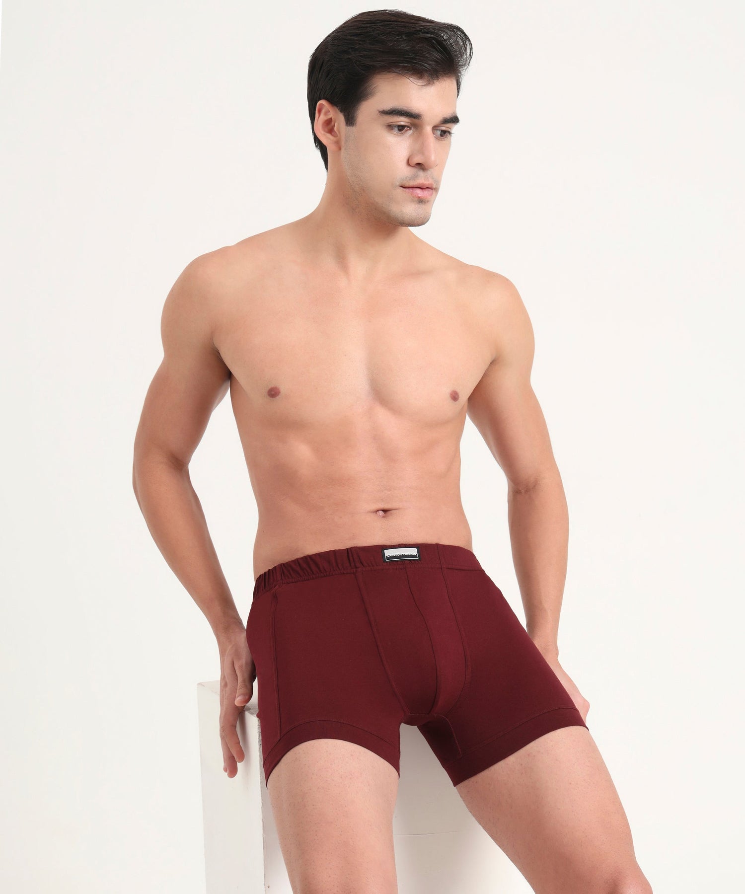 Trunk Assorted Pack of 3  Cotton Spandex Fabric with Classic Fit Style 001