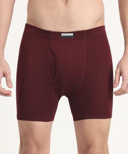 Boxer Brief Assorted Pack of 5  Cotton Spandex Fabric with Classic Fit Style 001