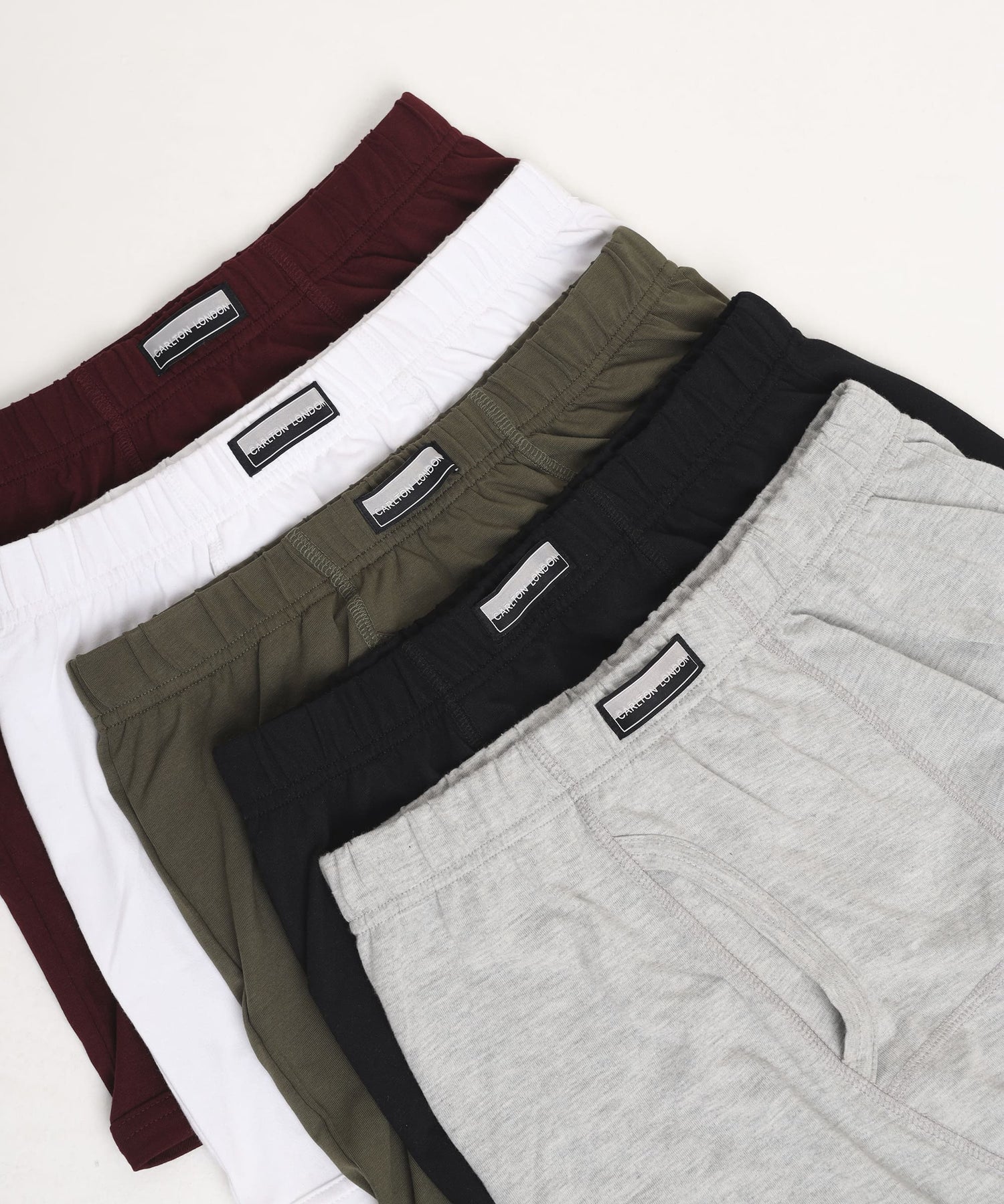 Boxer Brief Assorted Pack of 5  Cotton Spandex Fabric with Classic Fit Style 001