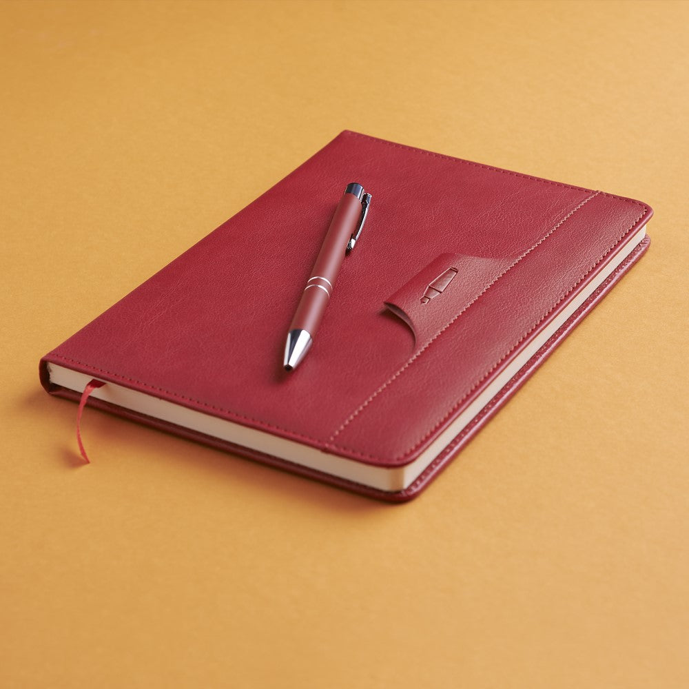 Carlton London Rapid Red Pen with Matching Diary - A Dynamic Duo of Style and Functionality