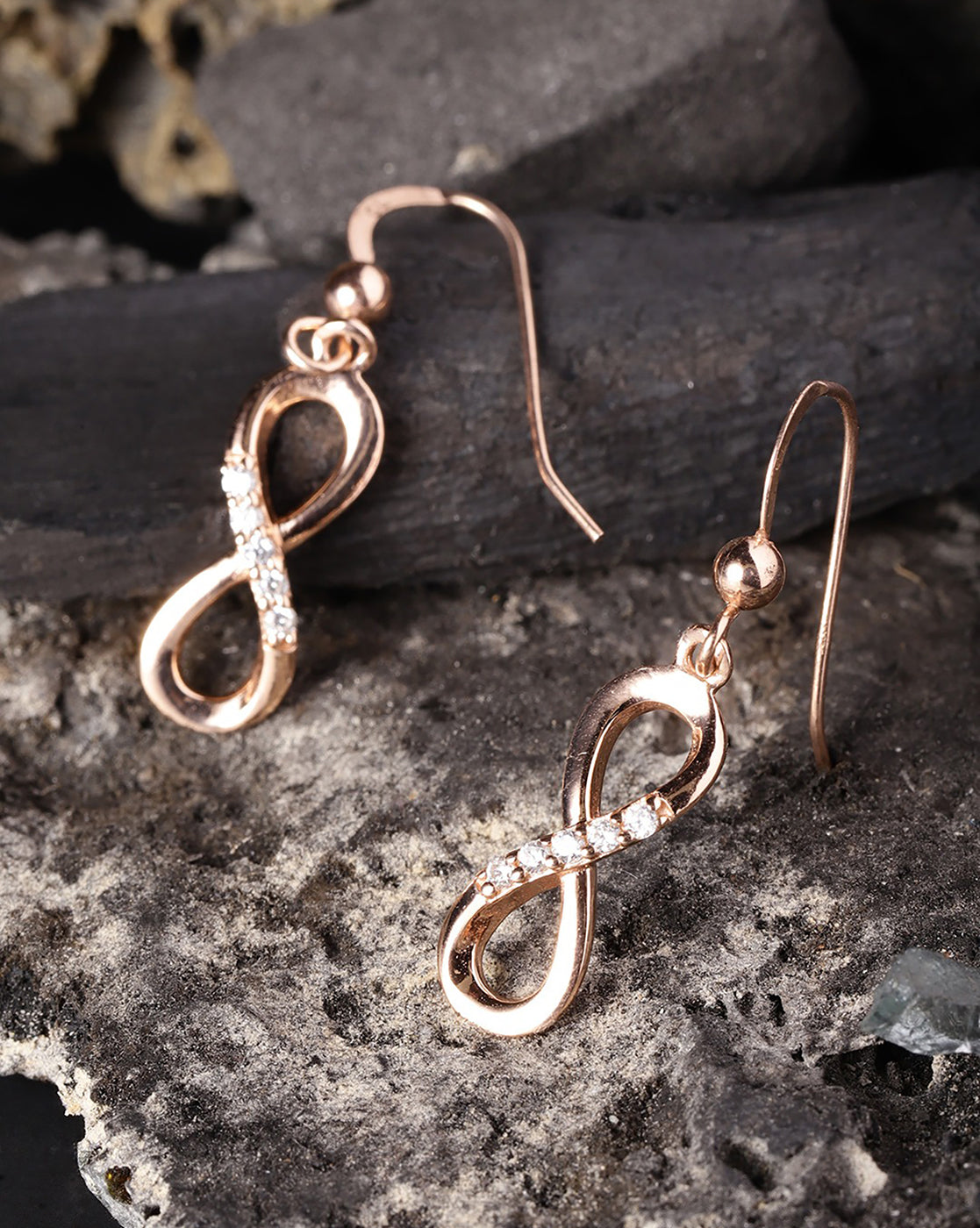 Infinity Concentric Circle Earrings