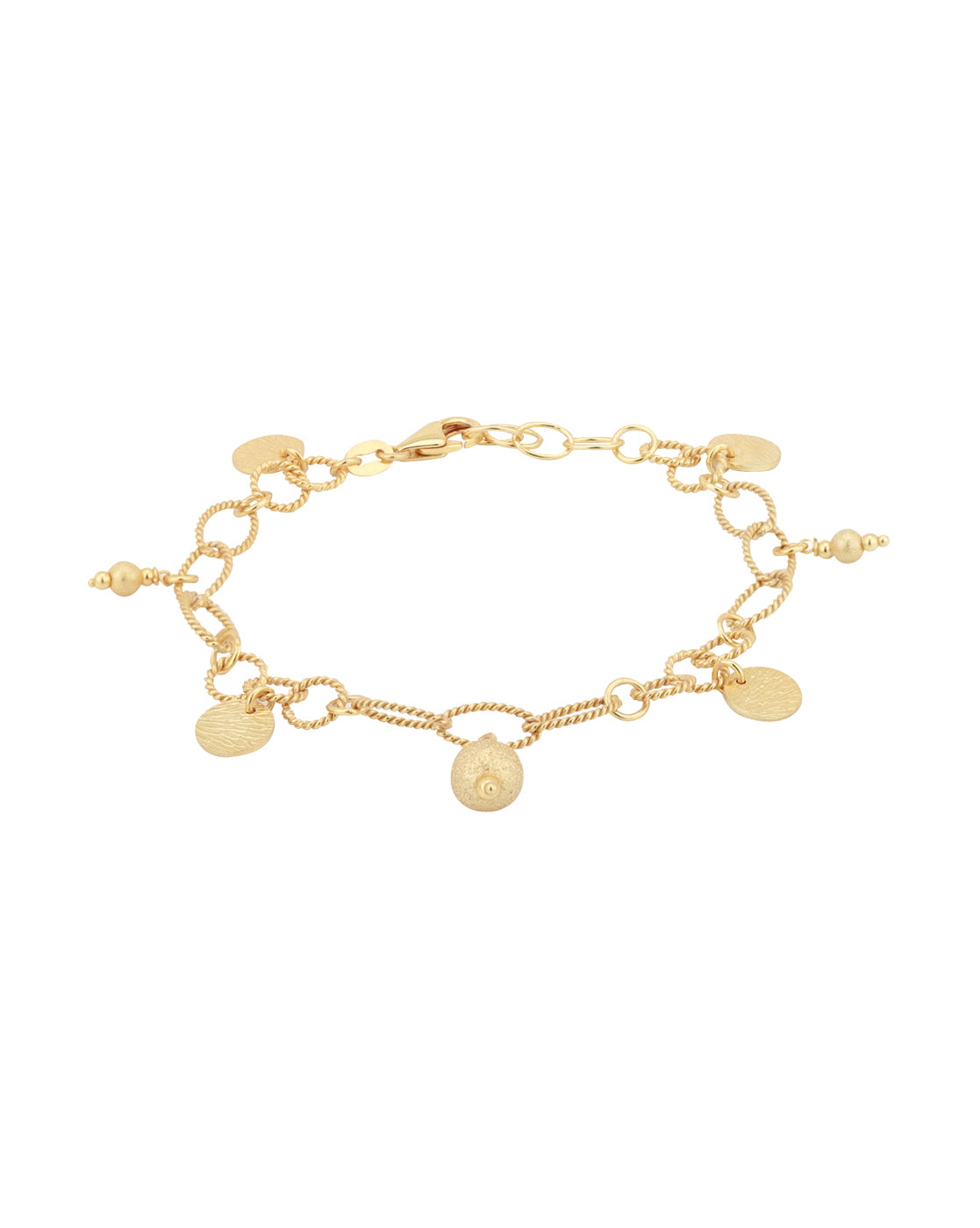 Yellow Chimes Chain Bracelet for Womens Gold Toned Multilayer Charm –  YellowChimes
