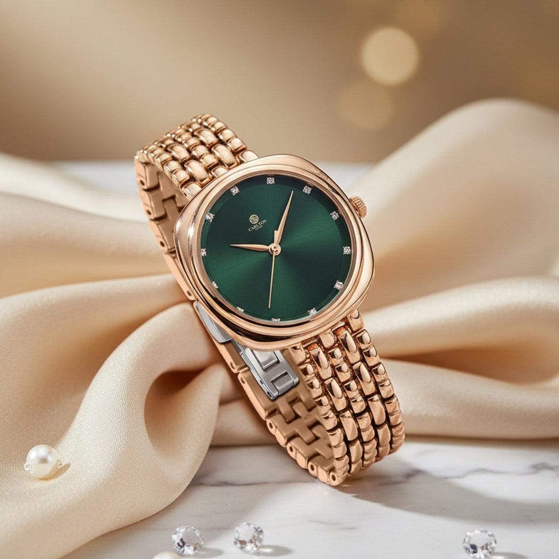 Women Celeste Dark Green Analog Watch - CLW-CT-44