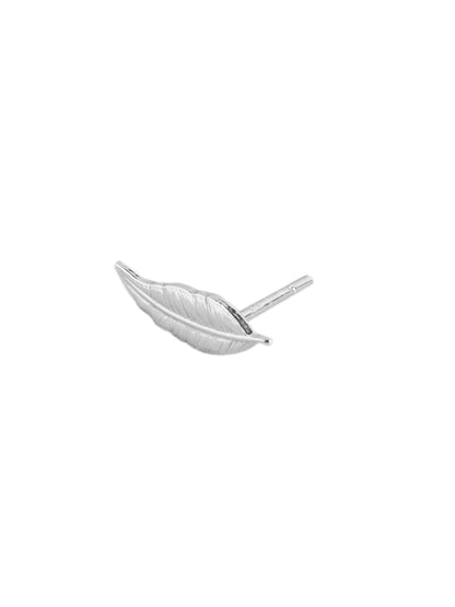 925 Sterling Silver Set of 2 Rhodium-Plated Floral Stud Earring