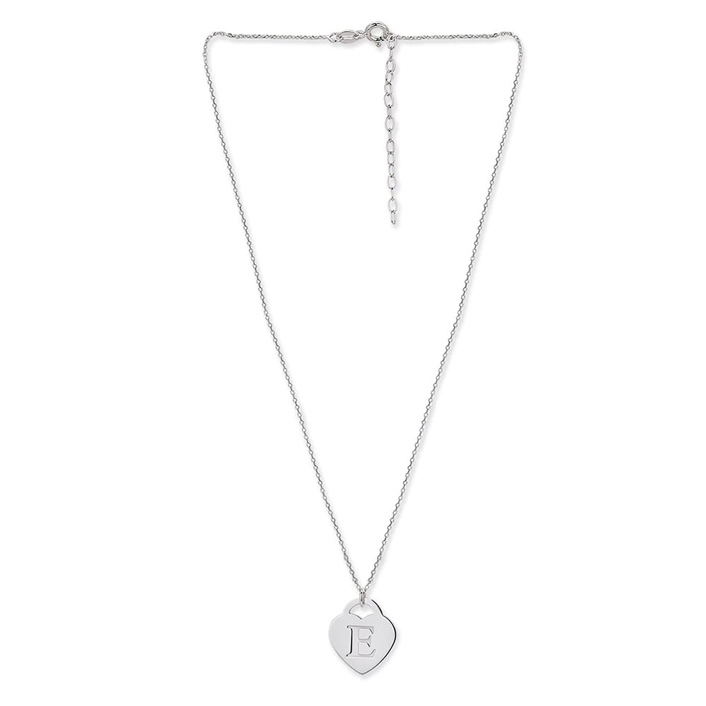 925 Sterling Silver Rhodium Plated And 4 Clover Pendant With Chain For Women