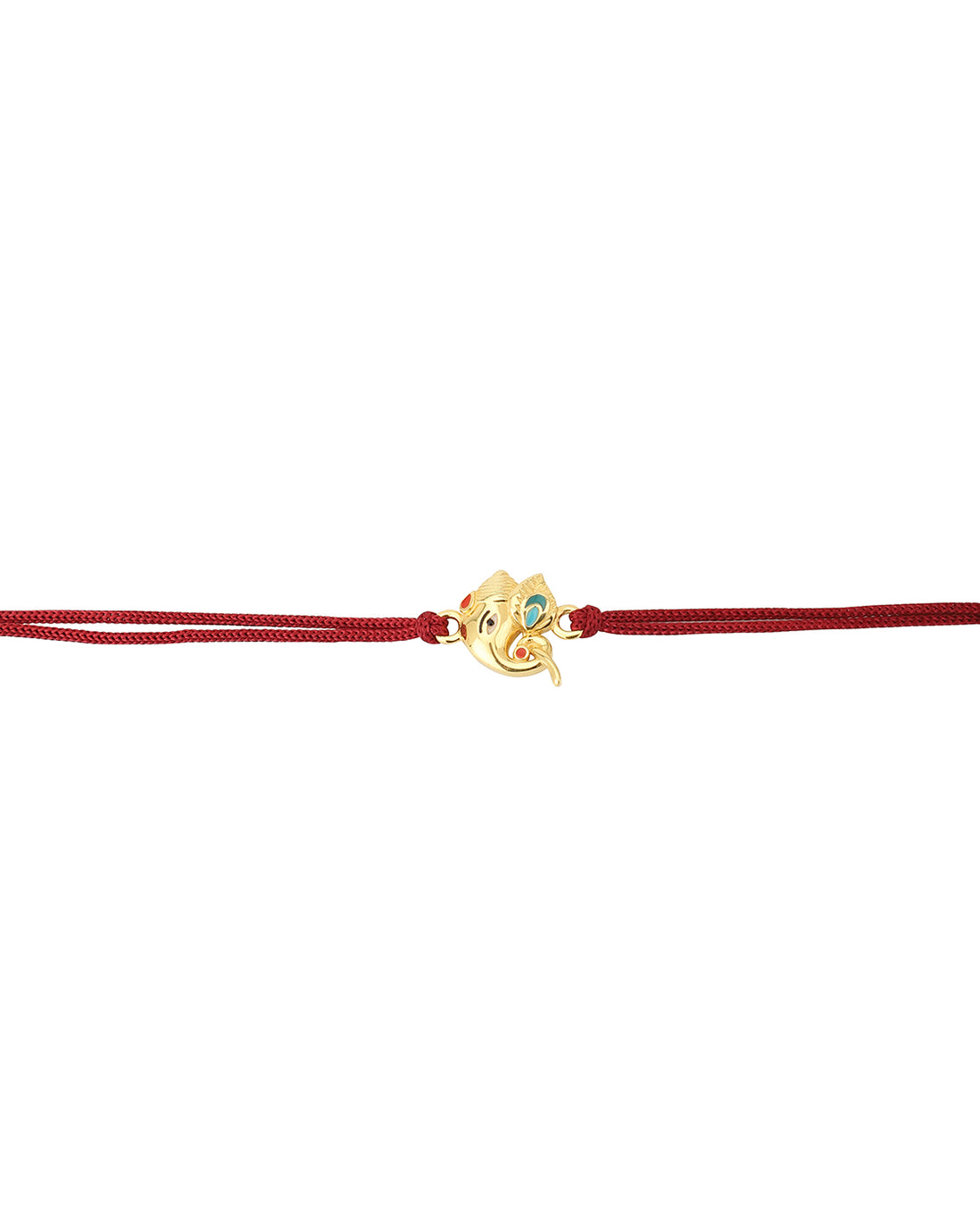 Carlton London Gold-Toned 925 Sterling Silver Rakhi