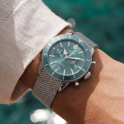 Carlton London Men Momentum Teal Analog Watch - CL-MT-TL
