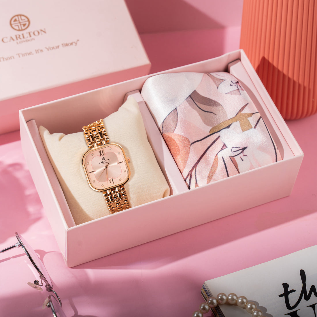 Chelsea Gift Set Of 2 Watch + Scarf - CLPLG101
