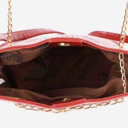 CARLTON LONDON WOMEN QUILTED TOTE HANDBAG