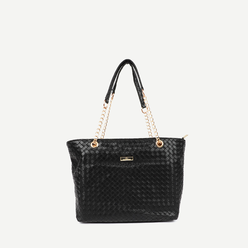 CARLTON LONDON WOMEN QUILTED SHOULDER HANDBAG