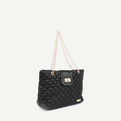 CARLTON LONDON WOMEN QUILTED SHOULDER HANDBAG