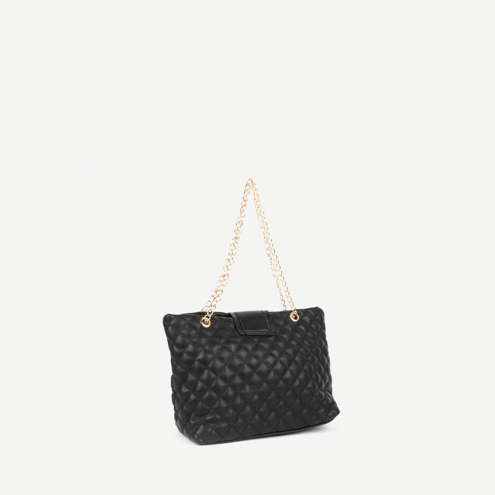CARLTON LONDON WOMEN QUILTED SHOULDER HANDBAG