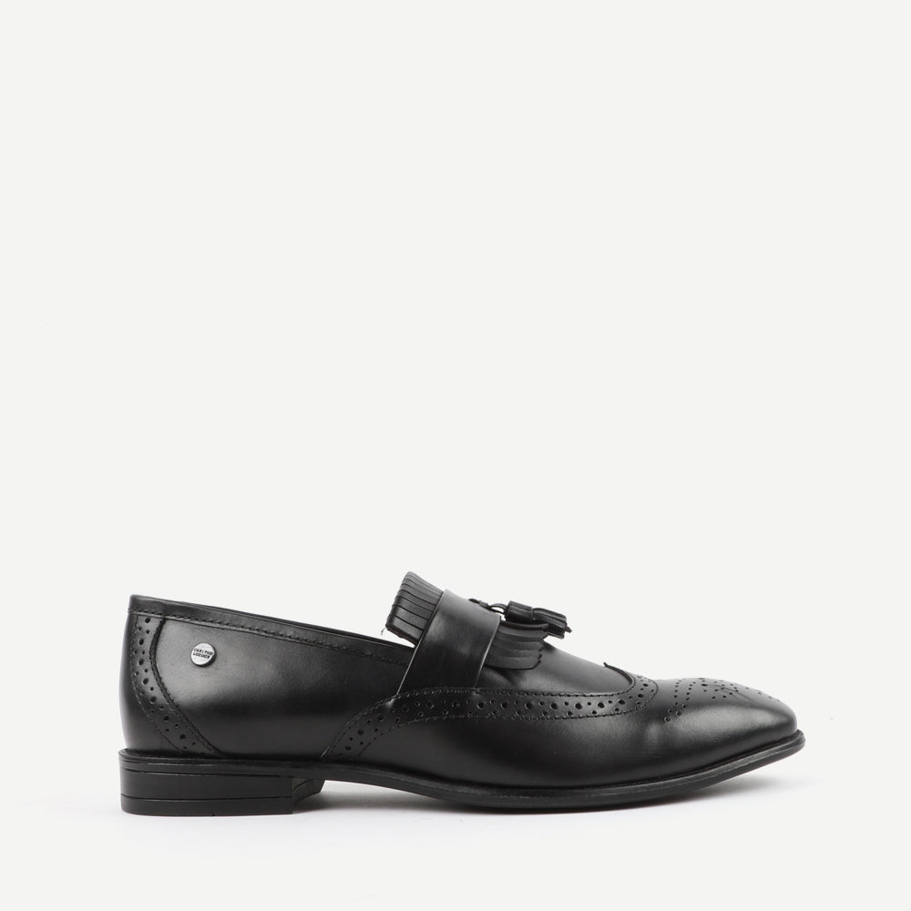 CARLTON LONDON FORMAL SLIP ON REAL LEATHER -