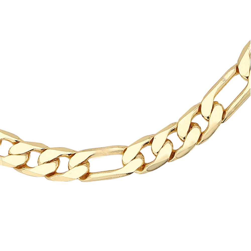 VellaFashion Men Bracelet Gold Plated Heavy Look 3 Stone Designer Design 8  Inches for Boys