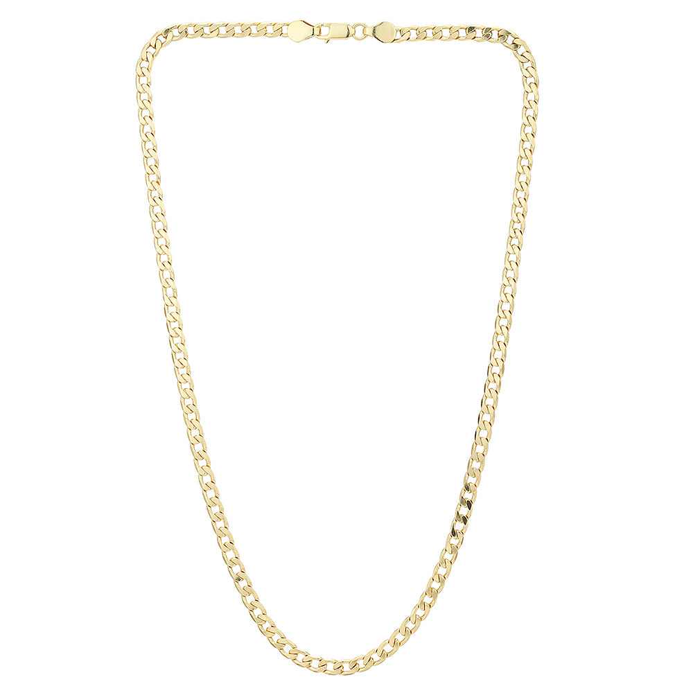 Carlton London-Men18K Gold-Plated Chain With Gift Card