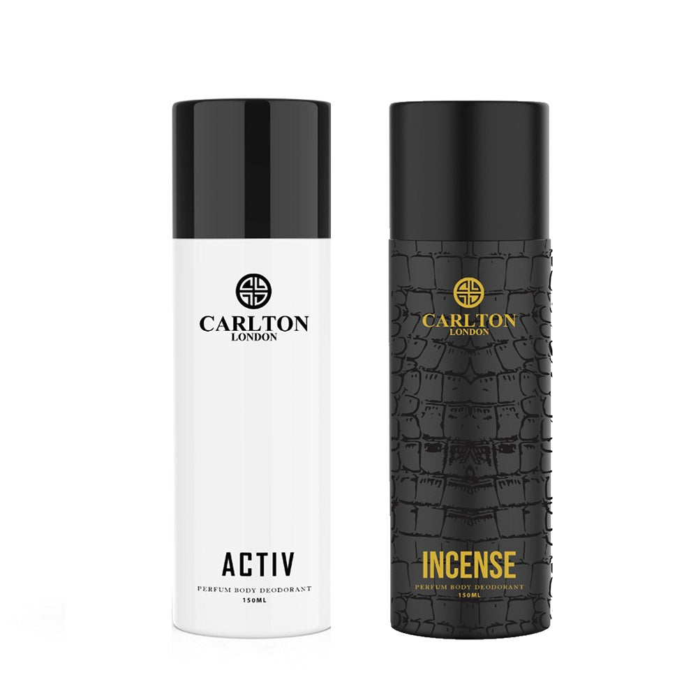 MEN COMBO OF ACTIV AND INCENSE DEO - 150ML EACH