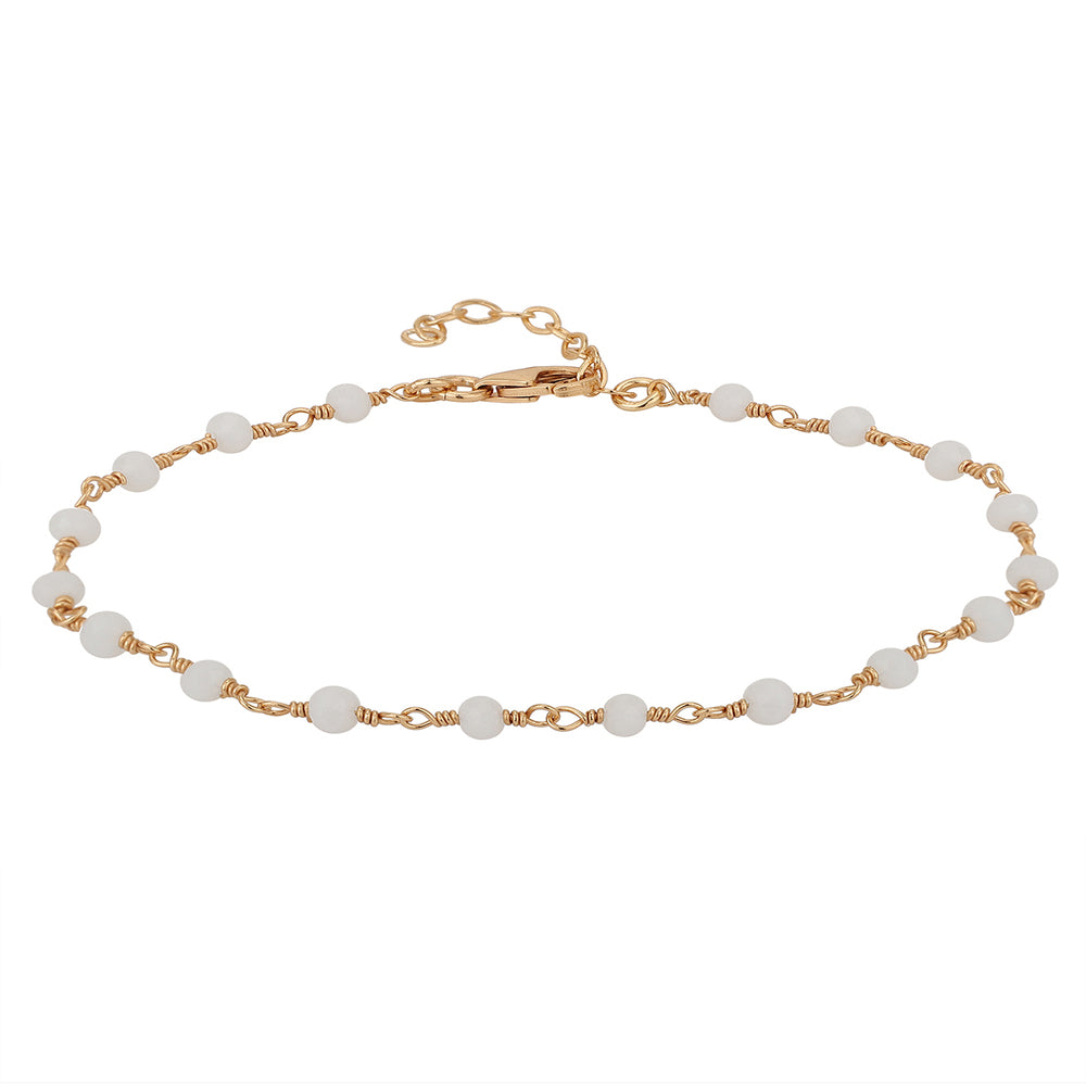 Women Rose Gold-Plated &amp; White Brass Charm Braceletfjb3807