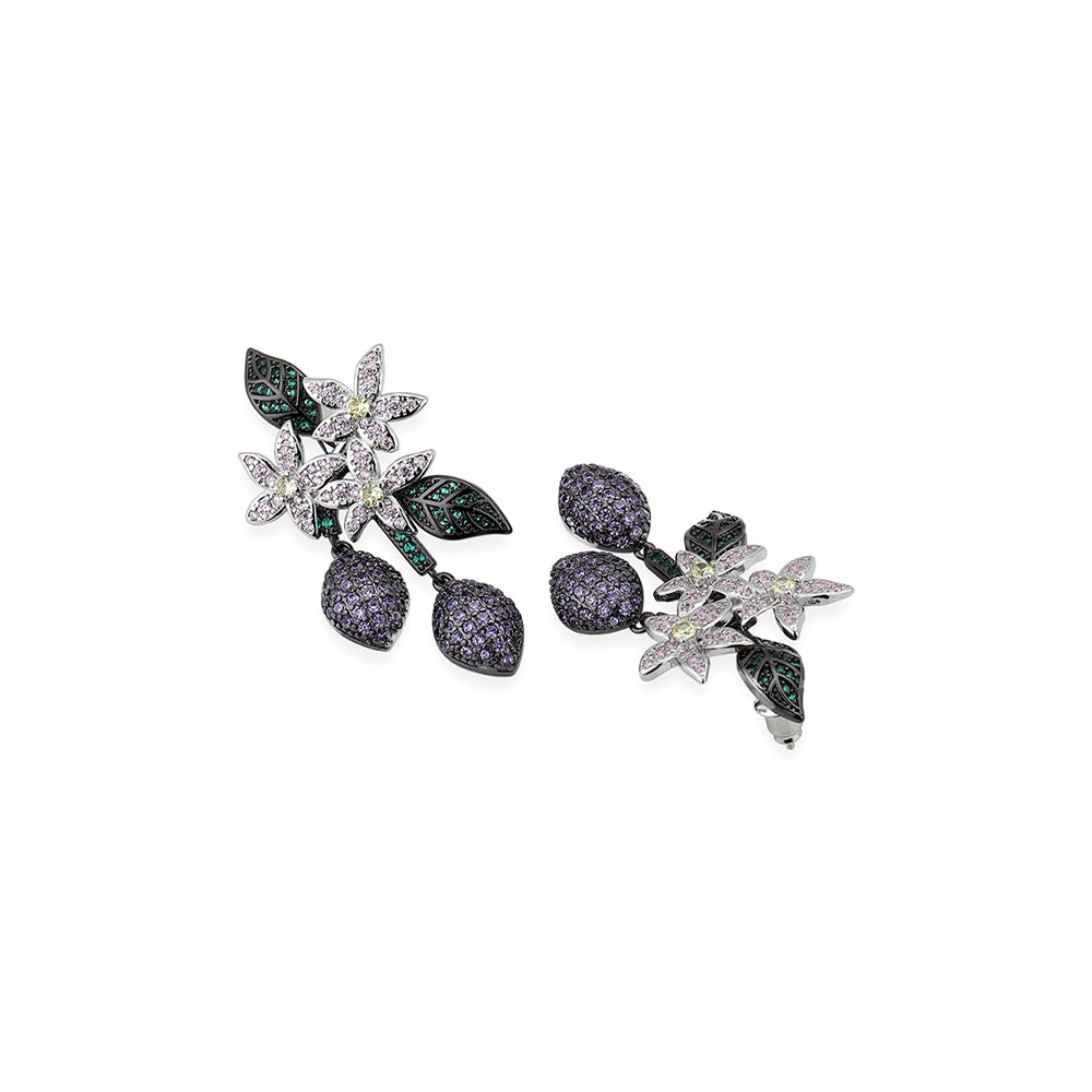 Filigree Silver Stud Earrings