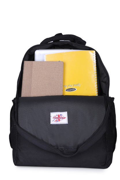 Carlton Black Laptop Backpack